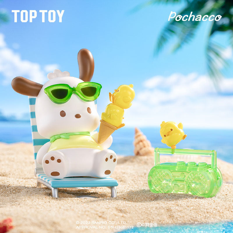 pochacoo  holiday beach toy doll