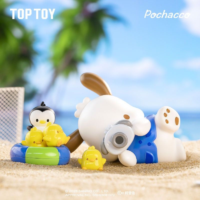 pochacoo  holiday beach toy doll