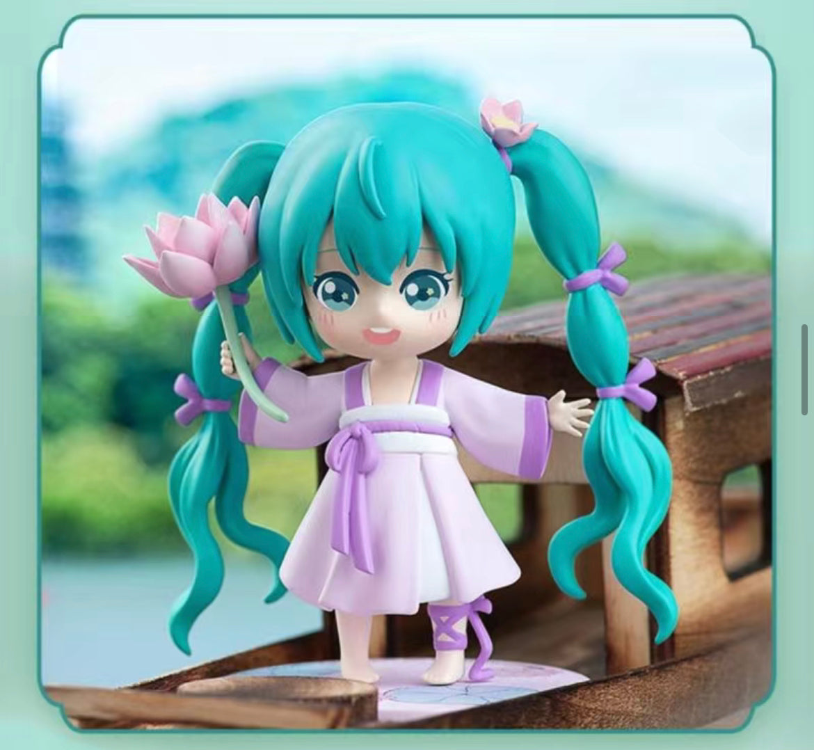 Miku flower toy doll