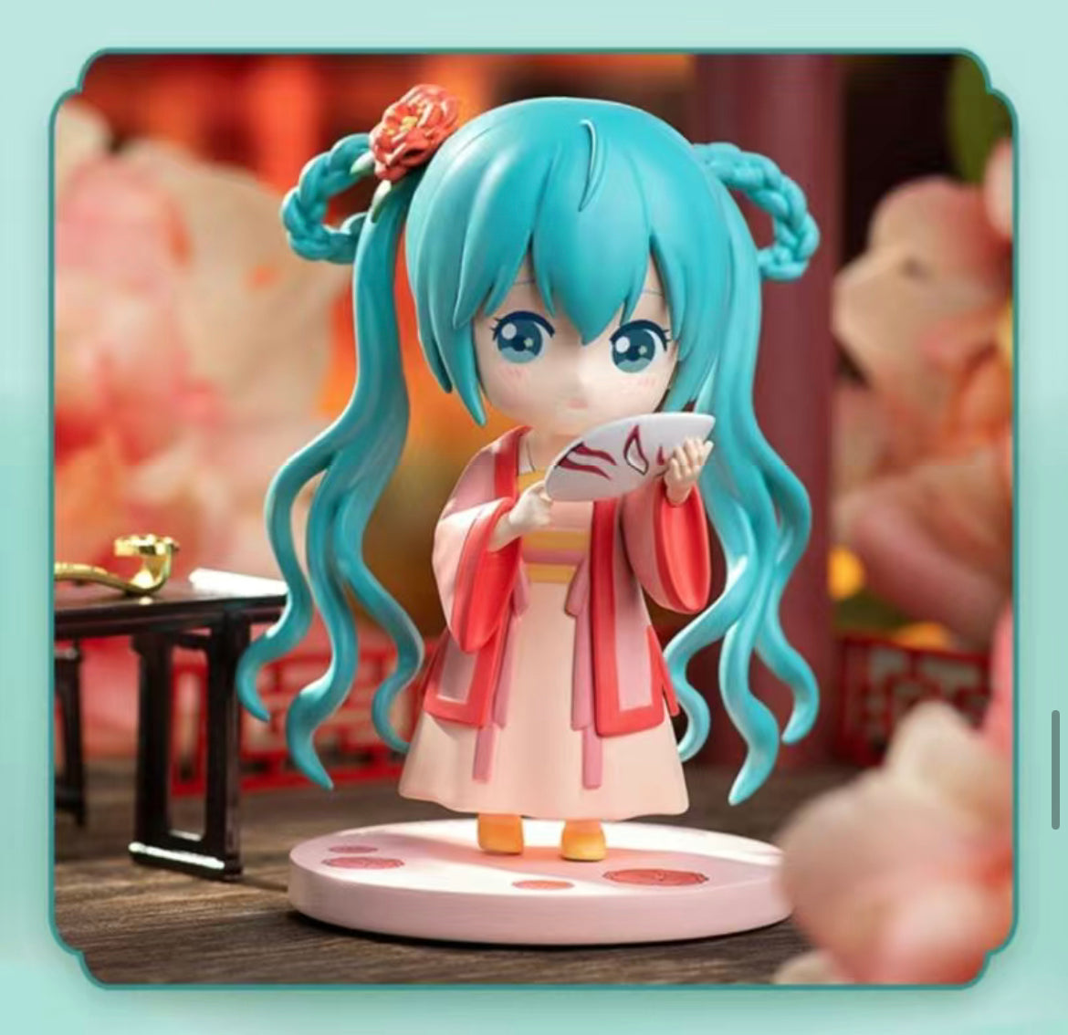 Miku flower toy doll