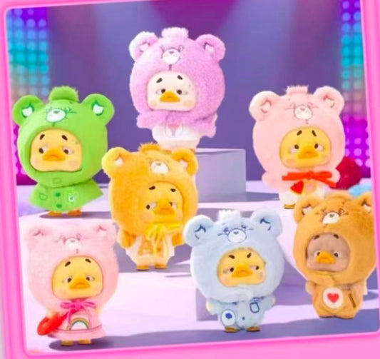 Upset Duck x Care Bears Neon Sweetheart Duck Plush toy doll