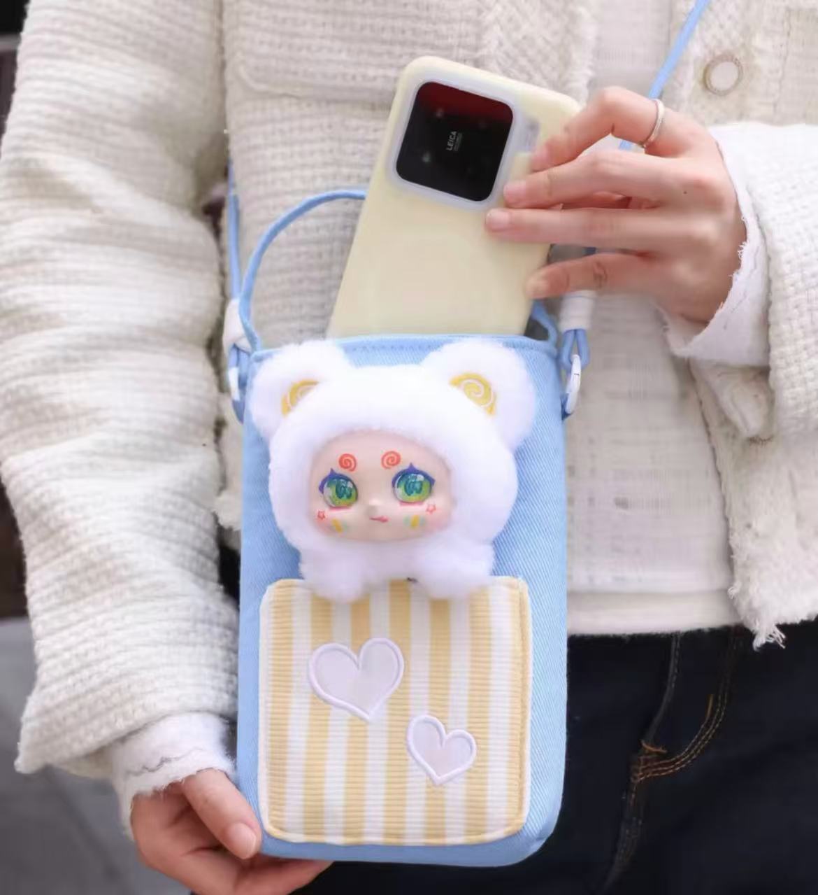Kimmon Crunchy Biscuit Phone Bag Plush toy doll