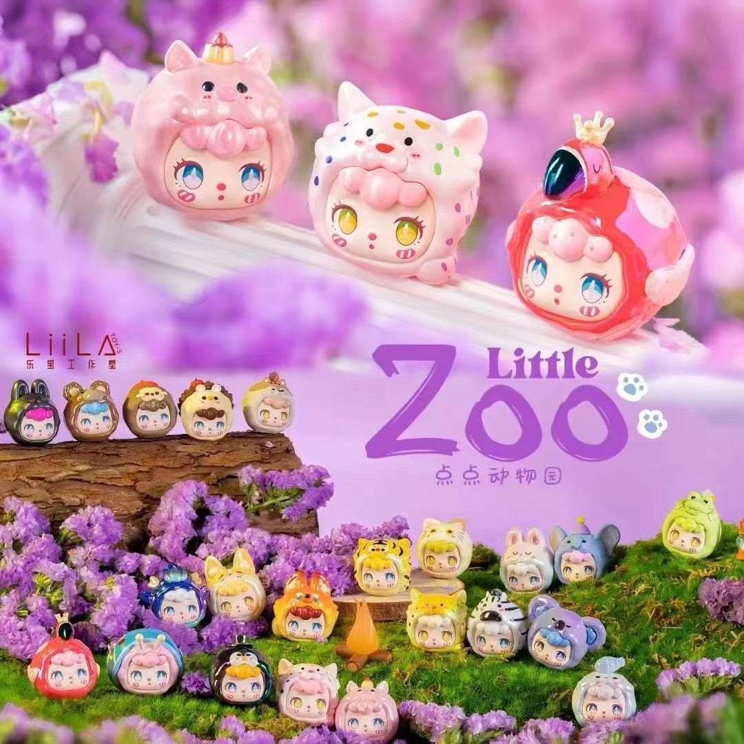 Liila little zoo bean,4 in 1 bag toy doll