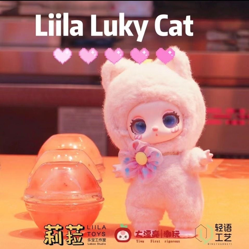 Liila lucky cat plush toy doll