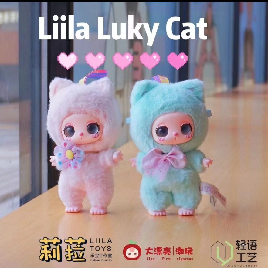 Liila lucky cat plush toy doll