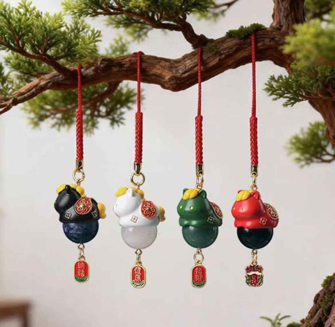 Crystal Horse Keychain Toy Doll