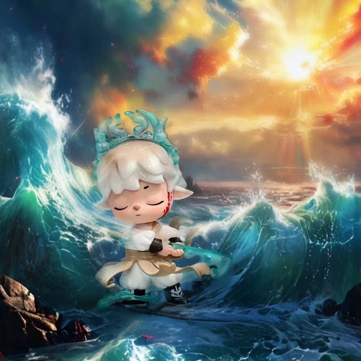 Mimi myth moutain and sea gods toy doll