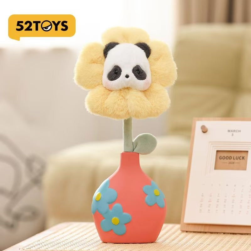 Panda Roll flower plush toy doll