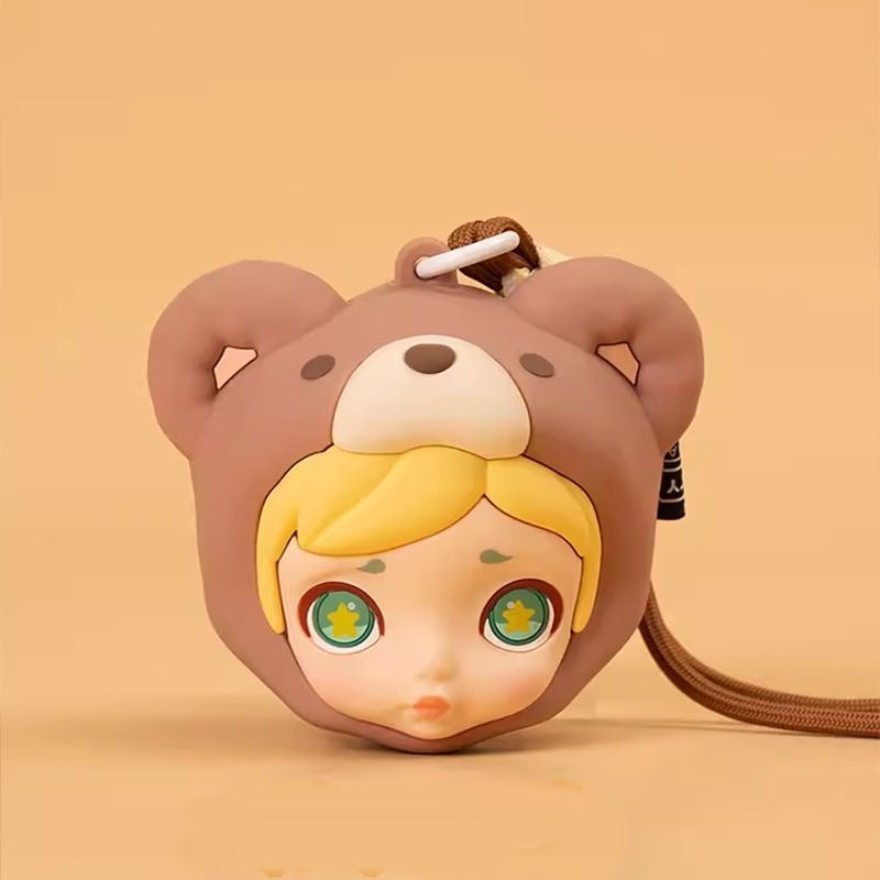 Laura animal headphone bag toy doll