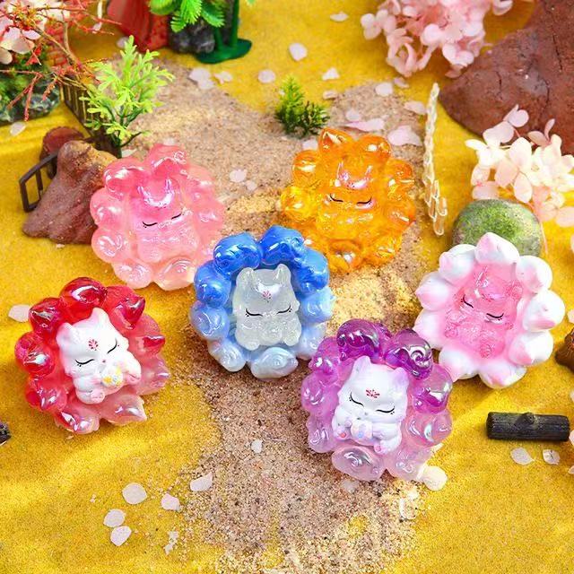 Fox baby night Light toy doll
