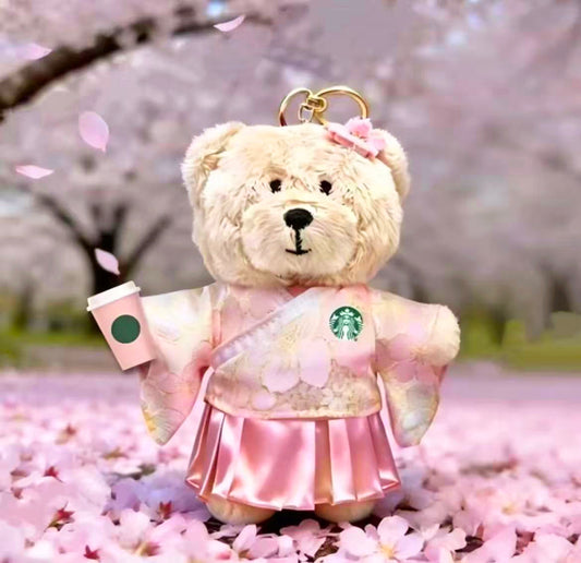 Starbucks Sakura Bear Plush Toy Doll