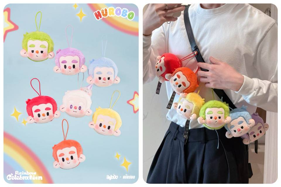 HUROBO Rainbow Celebration Plush toy doll