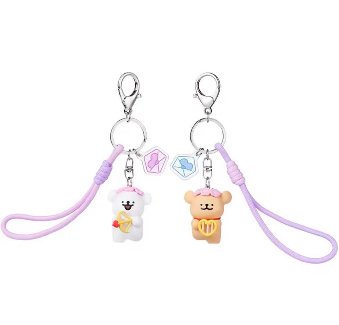Maltese Dog Keychain V2 Toy Doll