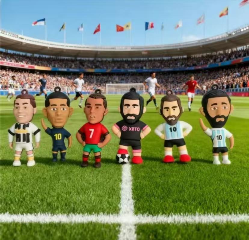 World Cup 2026 Advent Calendar,Exclusive Star&Mascot Blind Box Collection Toy