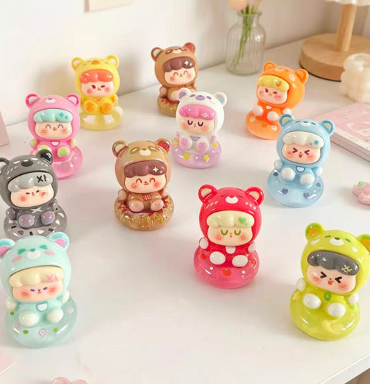 FOFOO Drifting Bear Bean Toy Doll