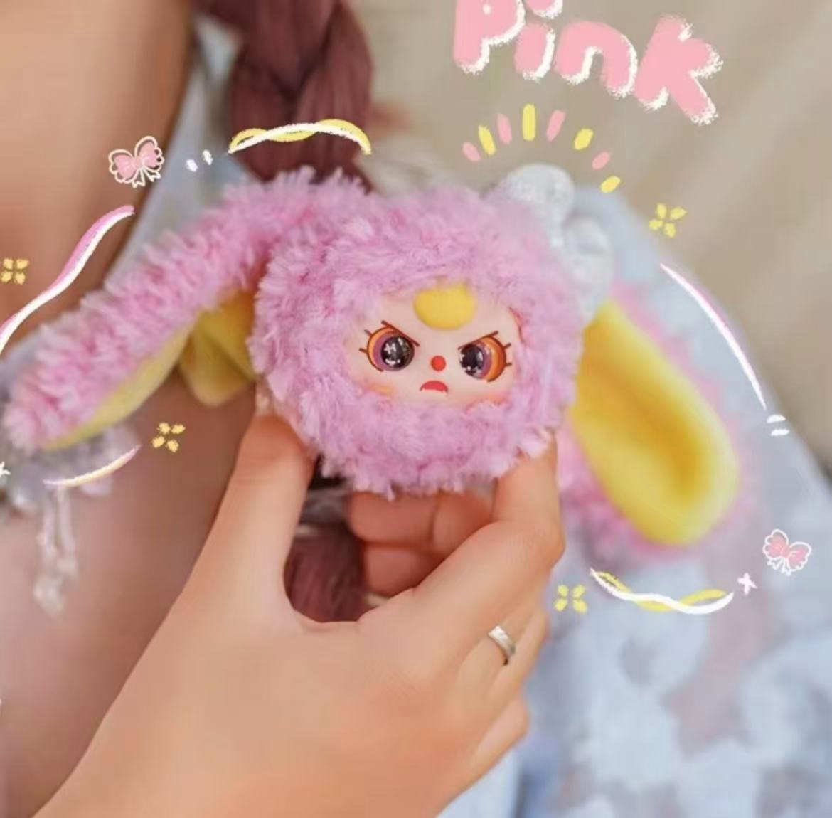 Baby Three Hair Tie Plush toy doll