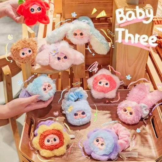 Baby Three Hair Tie Plush toy doll
