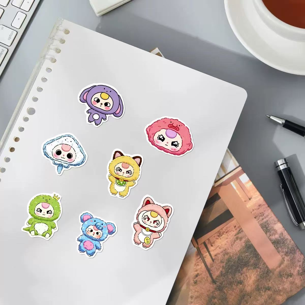 Baby Three Stickers Set 65pcs 4.4cm toy doll