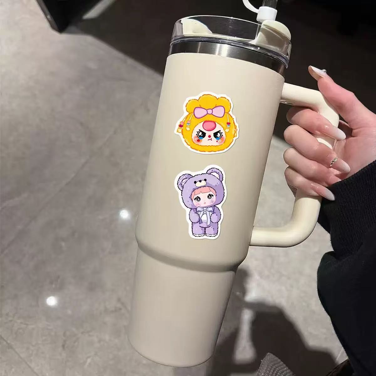 Baby Three Stickers Set 65pcs 4.4cm toy doll