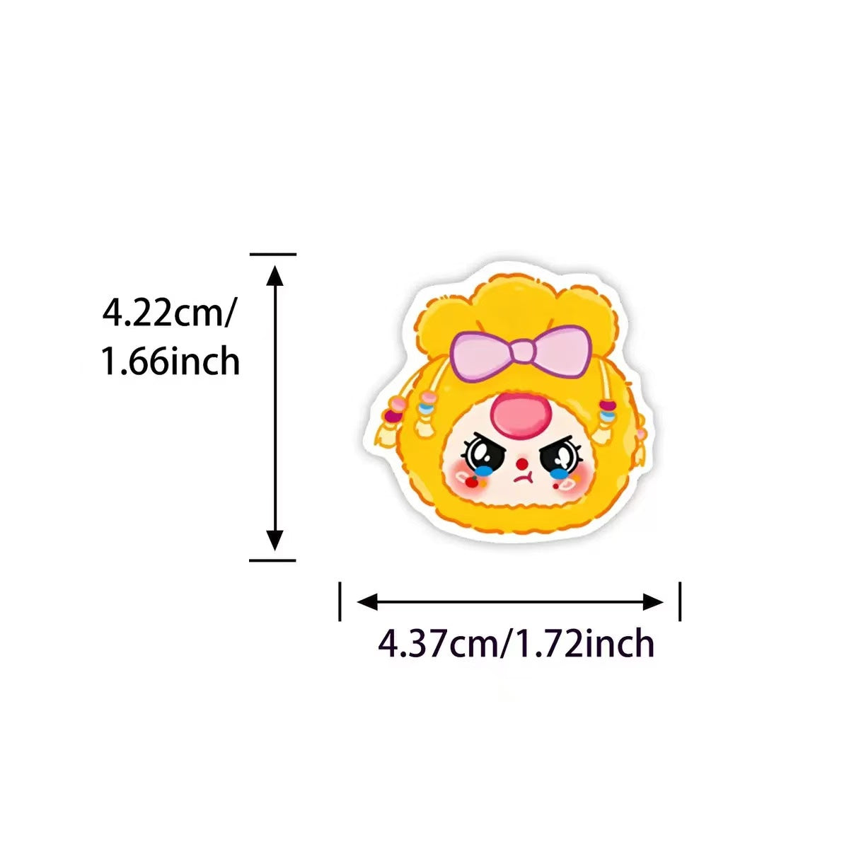 Baby Three Stickers Set 65pcs 4.4cm toy doll